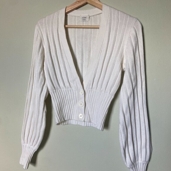 Aritzia Wilfred Plunge Front Cardigan - Picture 2 of 5